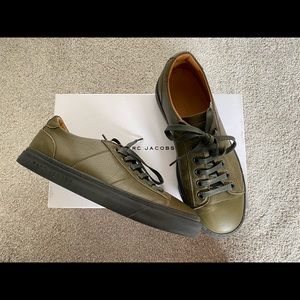 Marc Jacobs Men’s Green Leather Sneakers US9/EU42